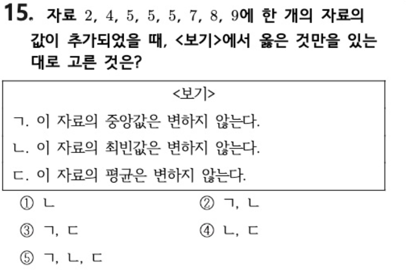 내신기출 문제15번