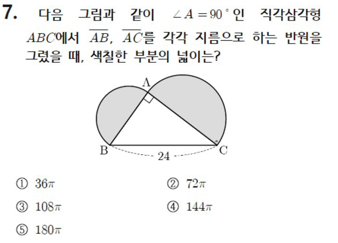 내신기출 문제7번