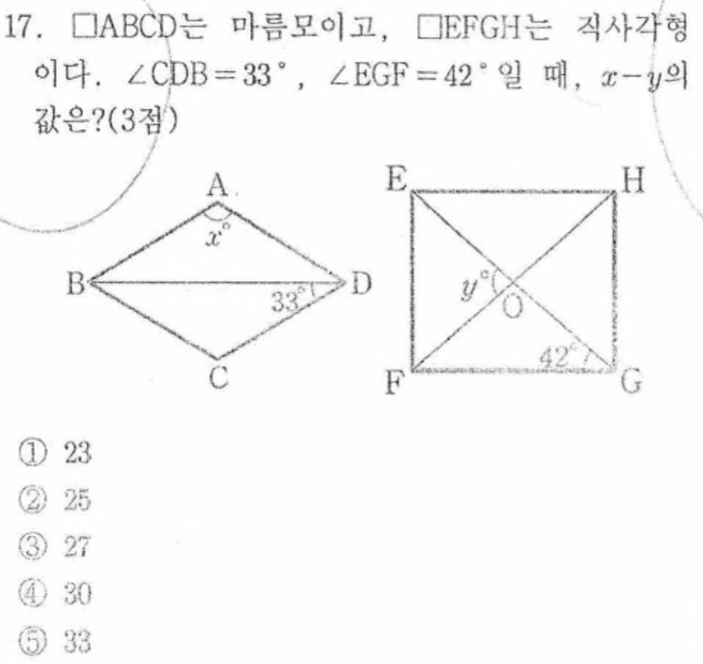 내신기출 문제17번