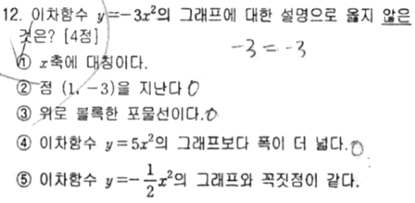 내신기출 문제12번