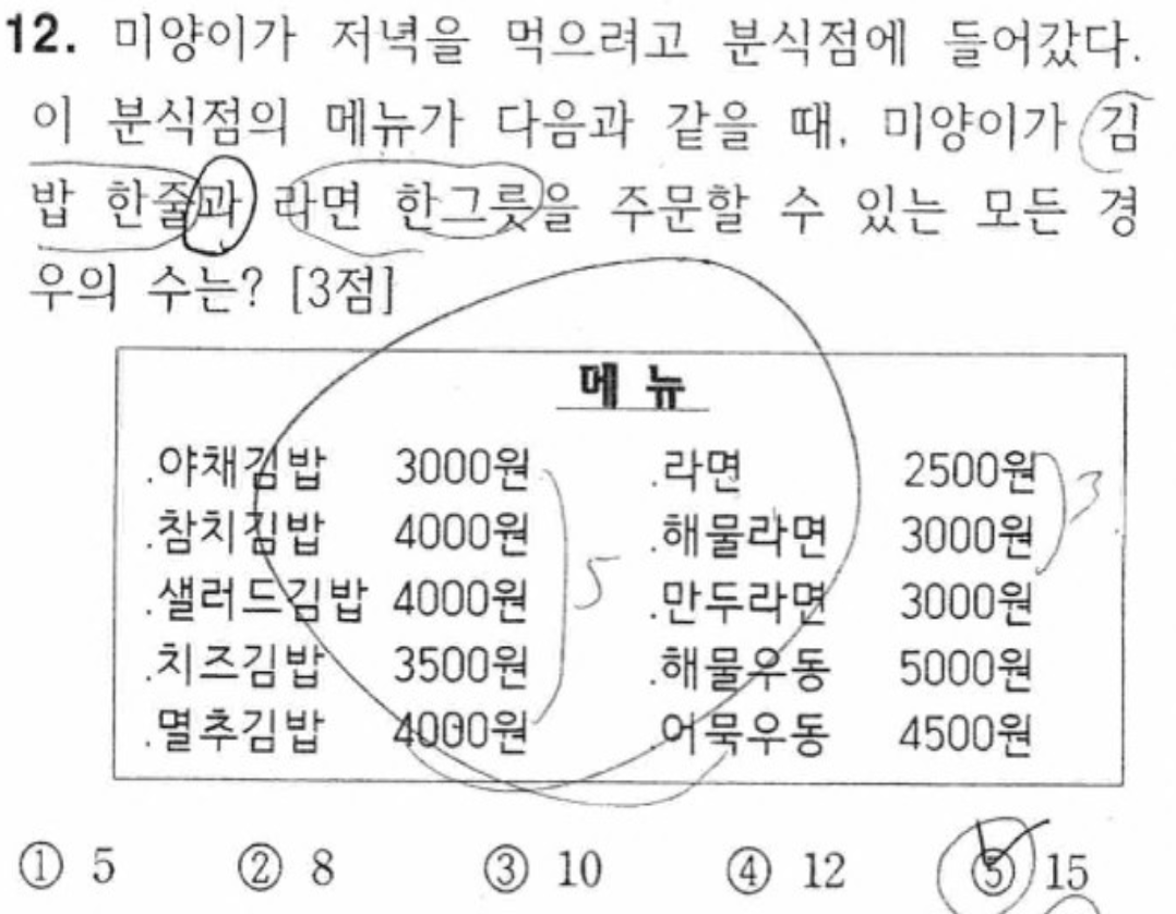 내신기출 문제12번
