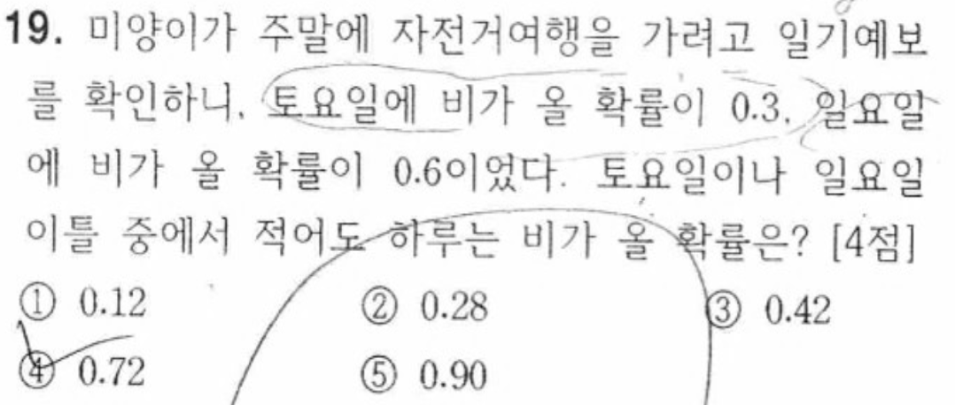 내신기출 문제19번
