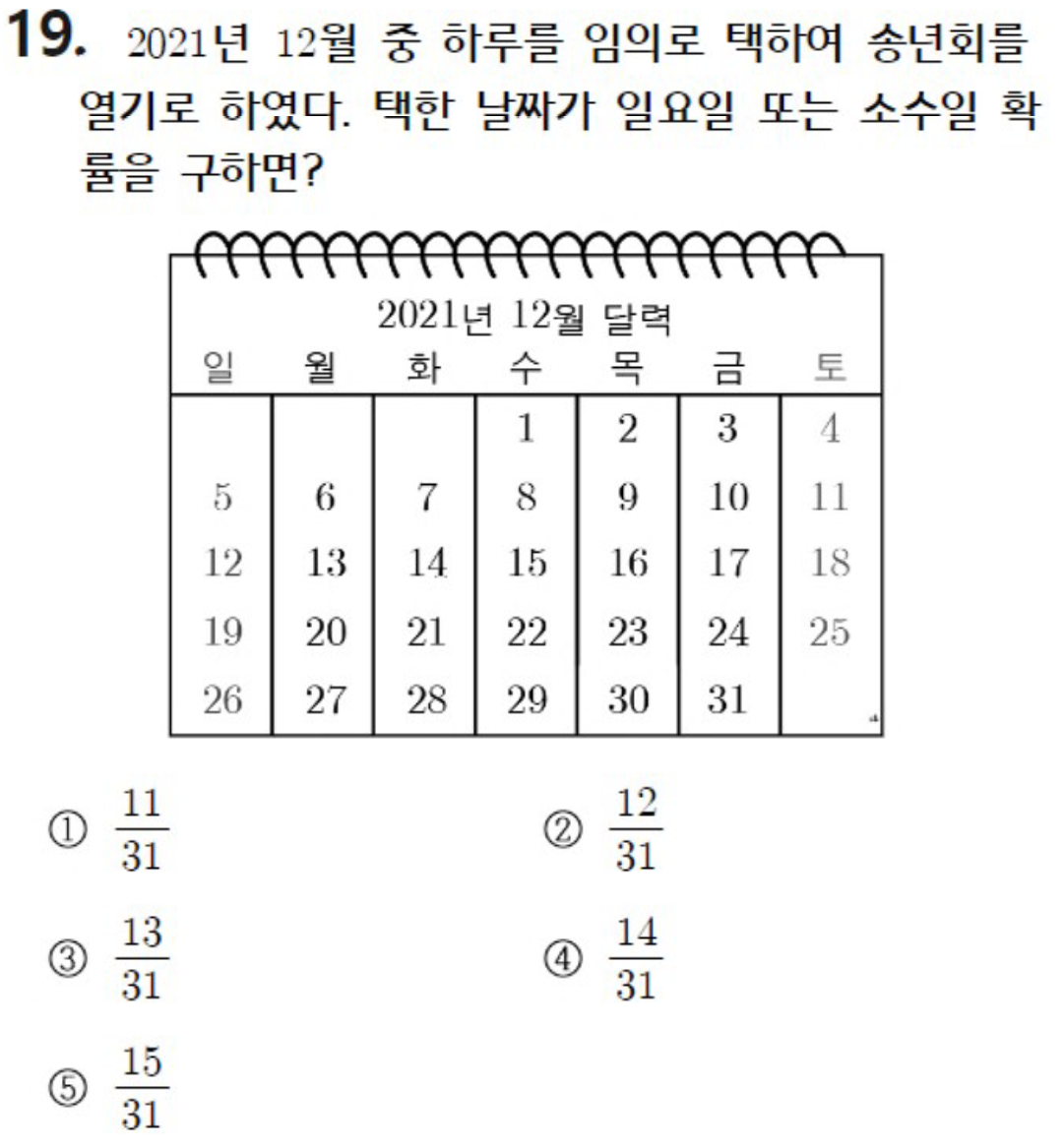 내신기출 문제19번