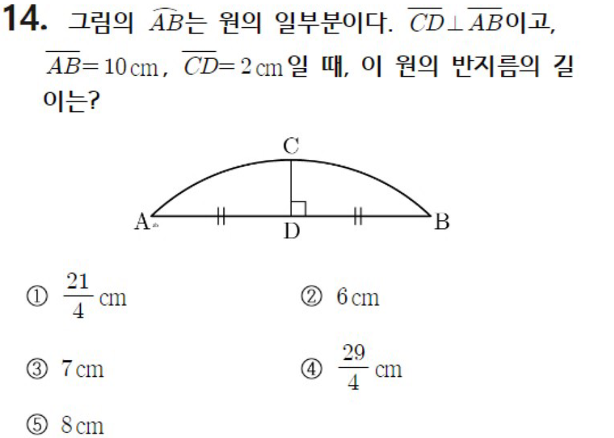 내신기출 문제14번
