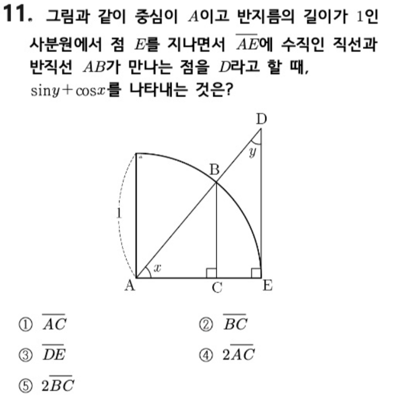 내신기출 문제11번