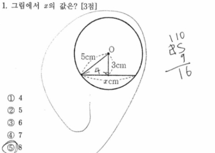 내신기출 문제1번