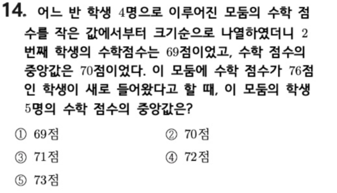 내신기출 문제14번