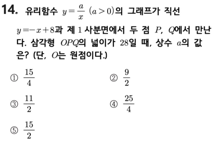 내신기출 문제14번